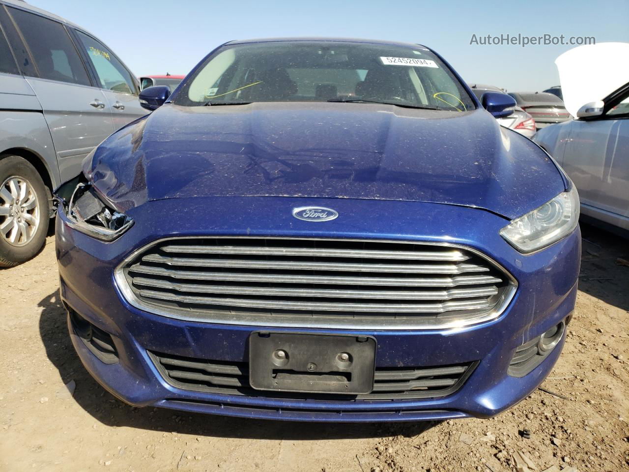 2016 Ford Fusion Se Blue vin: 3FA6P0H97GR339010