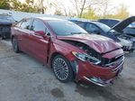 2017 Ford Fusion Se Burgundy vin: 3FA6P0H97HR111252