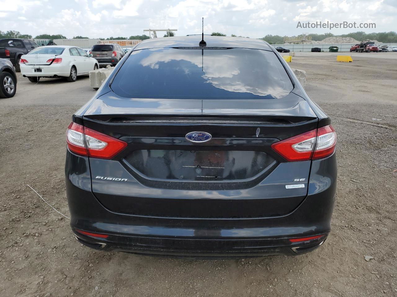 2013 Ford Fusion Se Черный vin: 3FA6P0H98DR273319