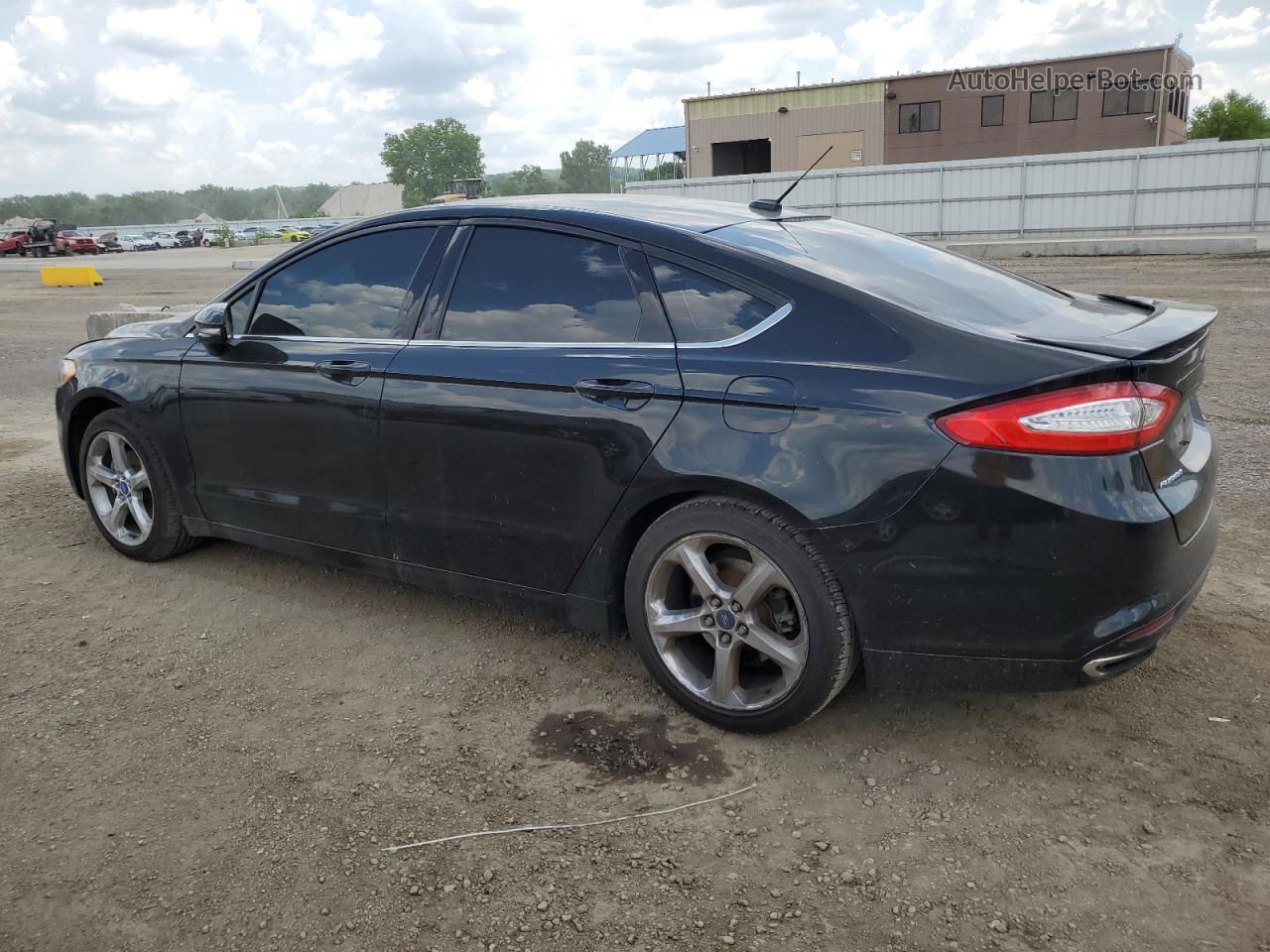 2013 Ford Fusion Se Black vin: 3FA6P0H98DR273319