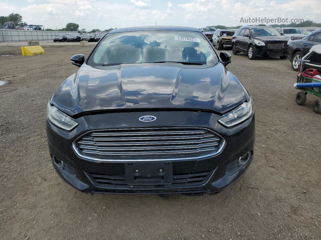 2013 Ford Fusion Se Черный vin: 3FA6P0H98DR273319