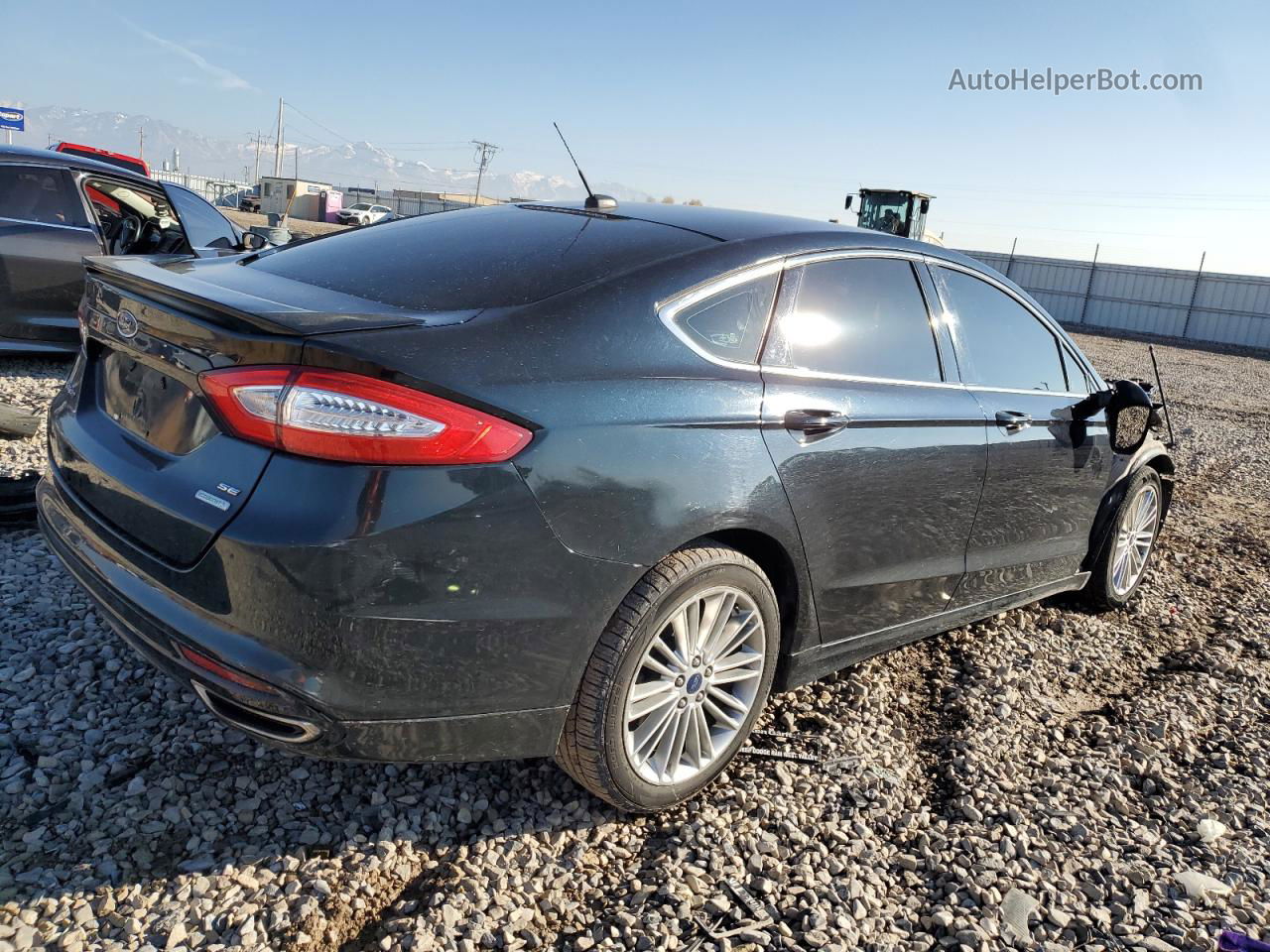 2014 Ford Fusion Se Black vin: 3FA6P0H98ER294236