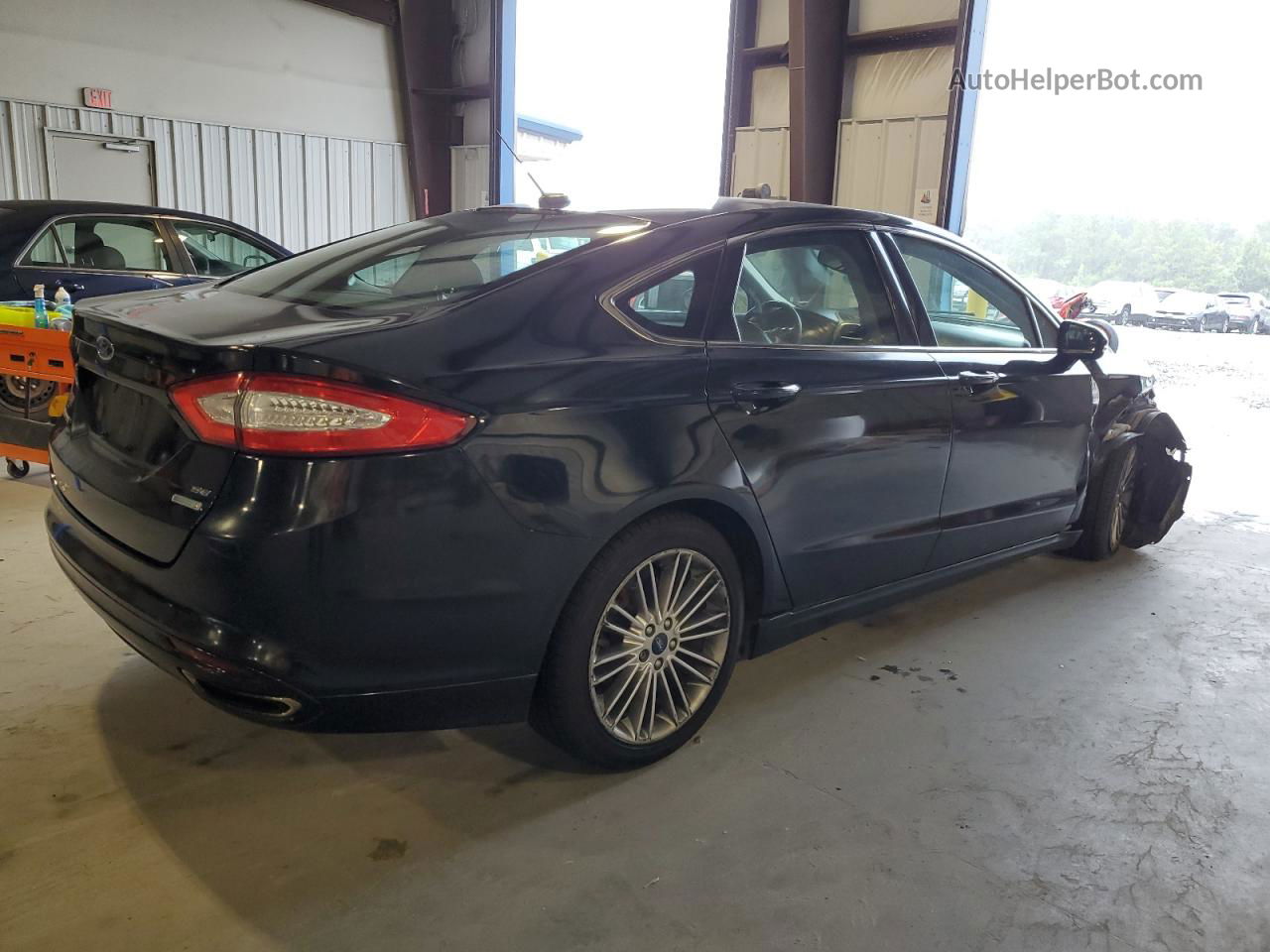 2014 Ford Fusion Se Blue vin: 3FA6P0H98ER358971