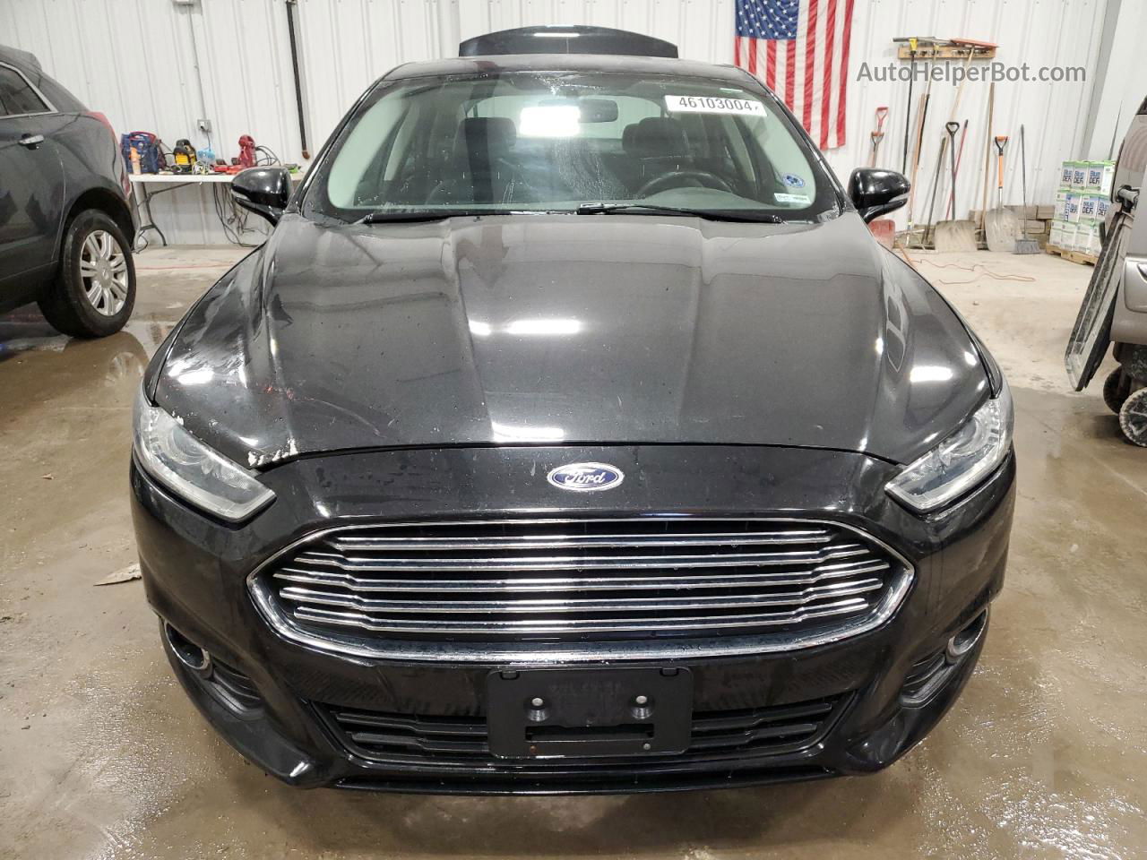 2015 Ford Fusion Se Black vin: 3FA6P0H98FR118093