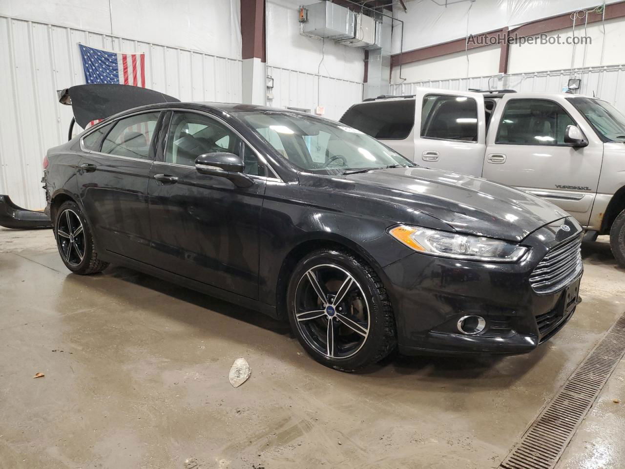 2015 Ford Fusion Se Black vin: 3FA6P0H98FR118093