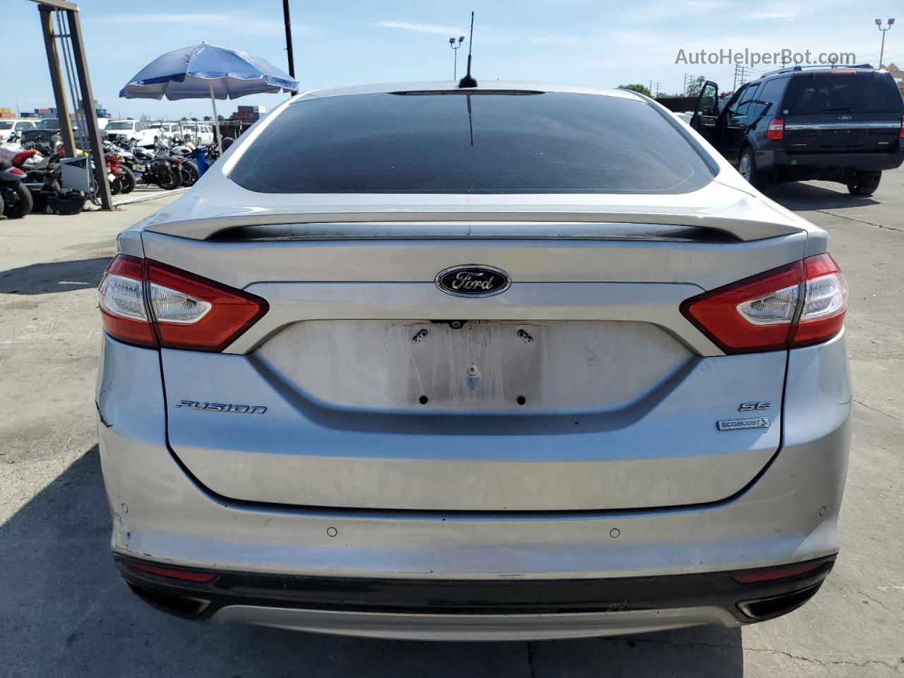 2015 Ford Fusion Se Silver vin: 3FA6P0H98FR281648