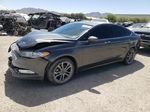 2017 Ford Fusion Se Gray vin: 3FA6P0H98HR157916