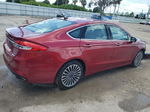 2017 Ford Fusion Se Red vin: 3FA6P0H98HR175400