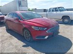 2018 Ford Fusion Se Red vin: 3FA6P0H98JR180439