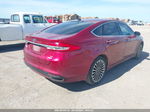 2018 Ford Fusion Se Red vin: 3FA6P0H98JR180439