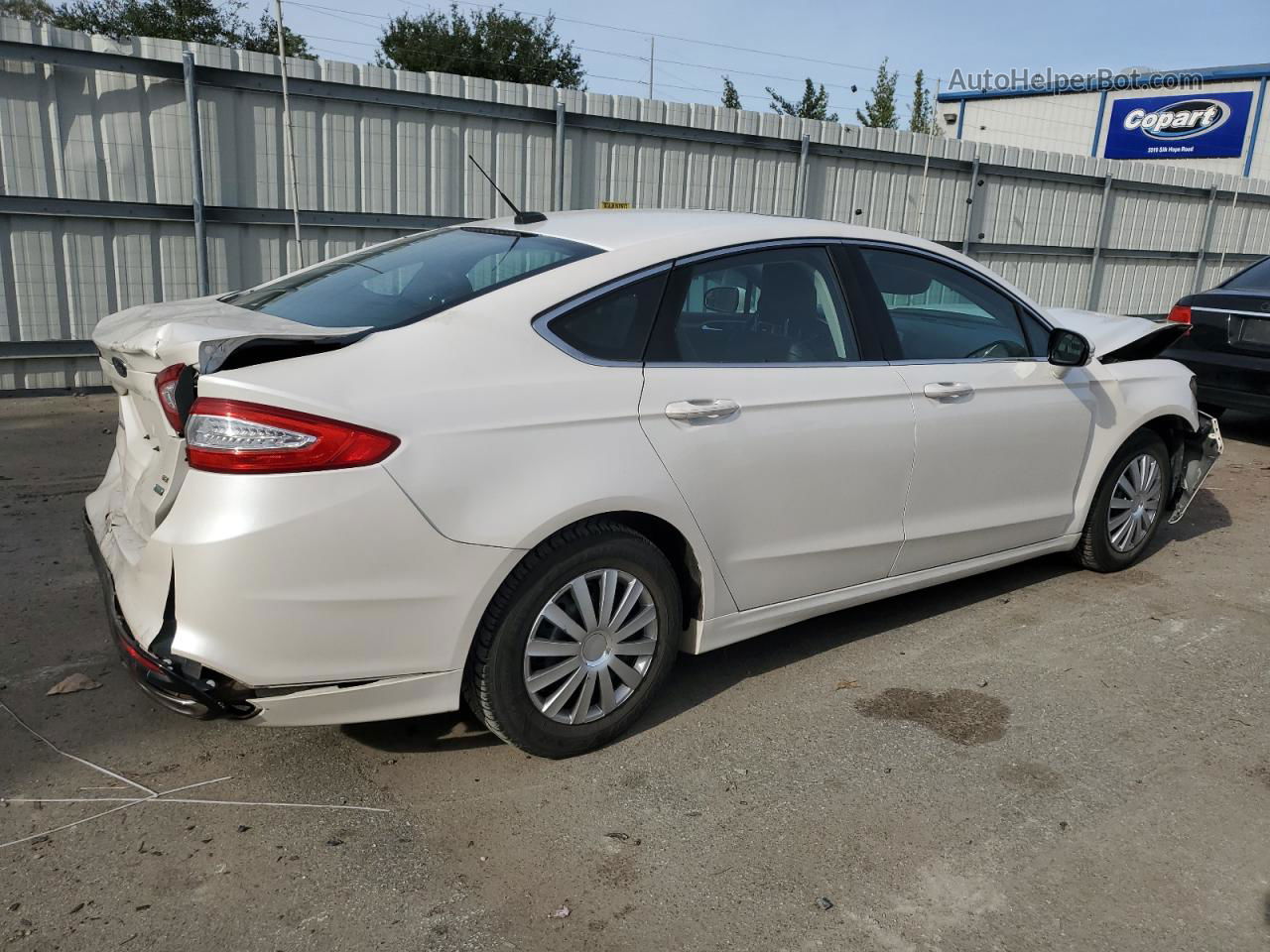 2013 Ford Fusion Se White vin: 3FA6P0H99DR109111