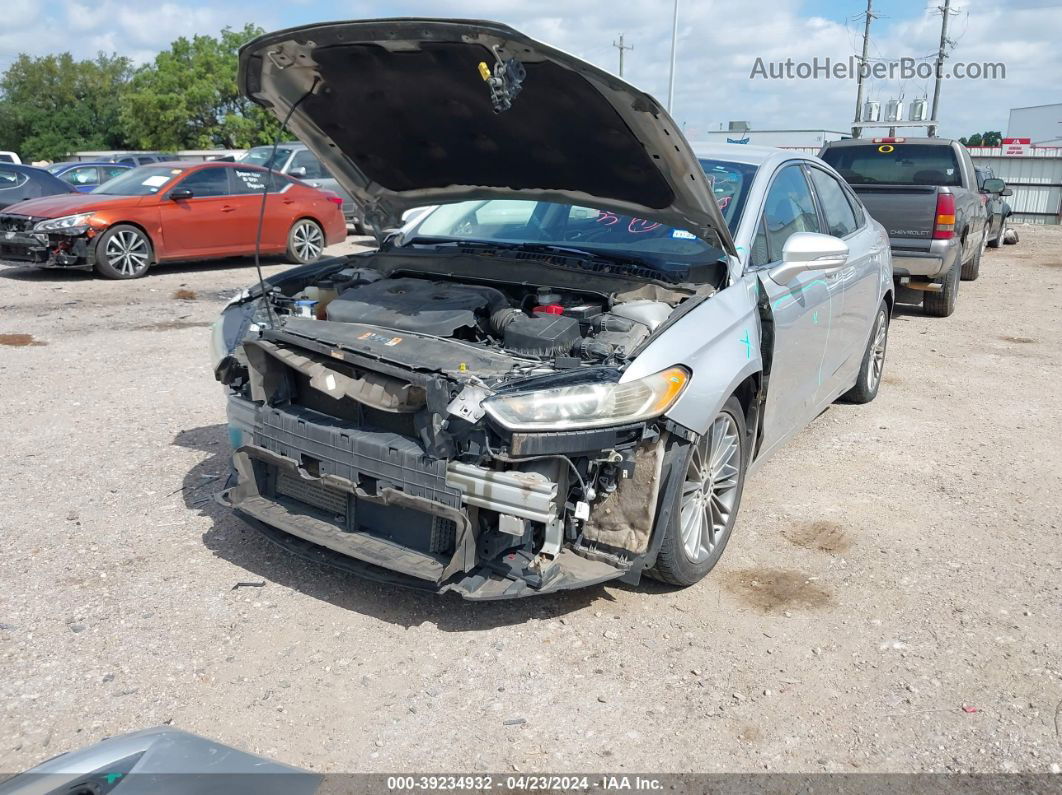 2013 Ford Fusion Se Silver vin: 3FA6P0H99DR134588