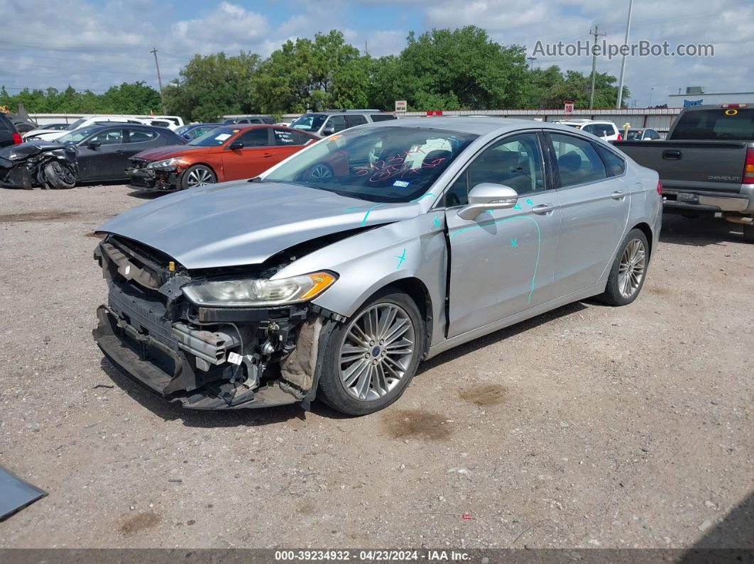 2013 Ford Fusion Se Silver vin: 3FA6P0H99DR134588