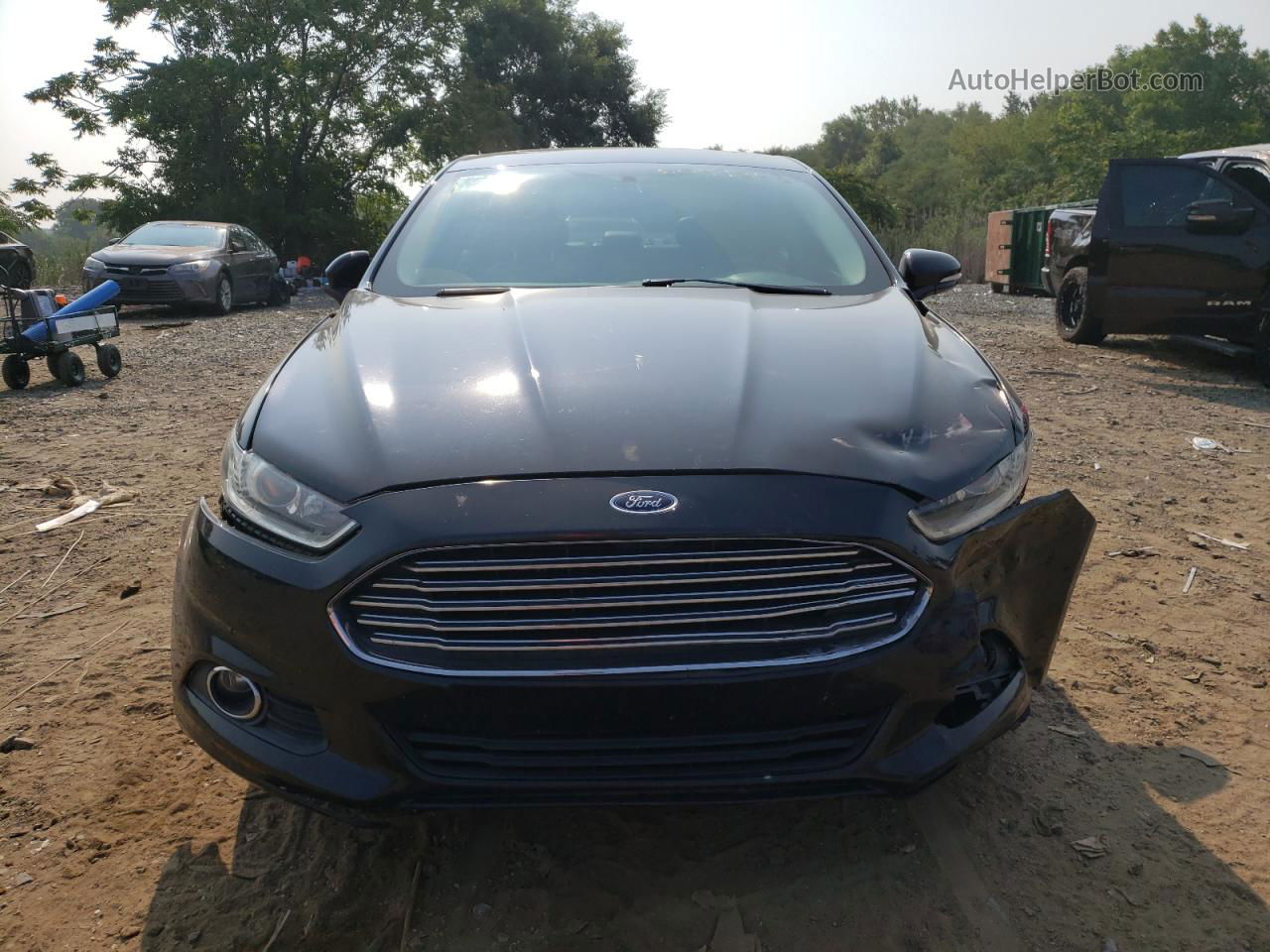 2014 Ford Fusion Se Black vin: 3FA6P0H99ER153871