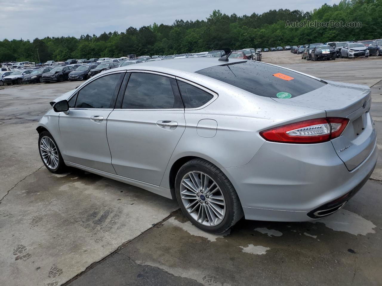 2014 Ford Fusion Se Silver vin: 3FA6P0H99ER178317