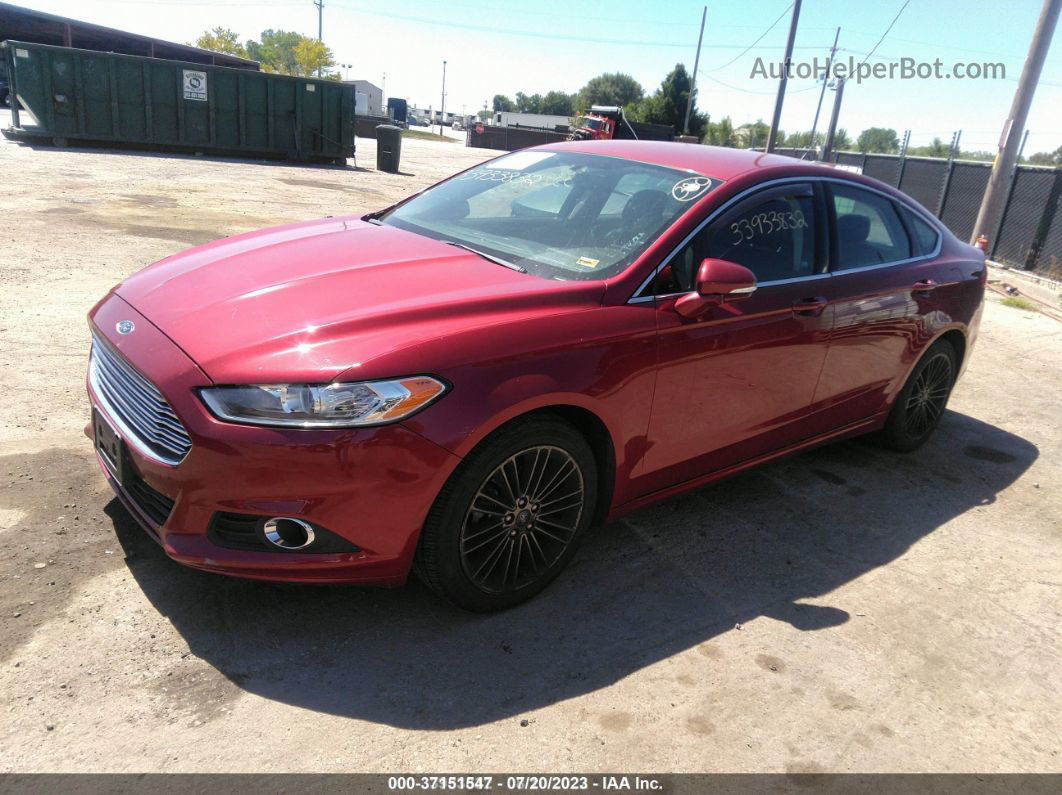 2014 Ford Fusion Se Красный vin: 3FA6P0H99ER279695