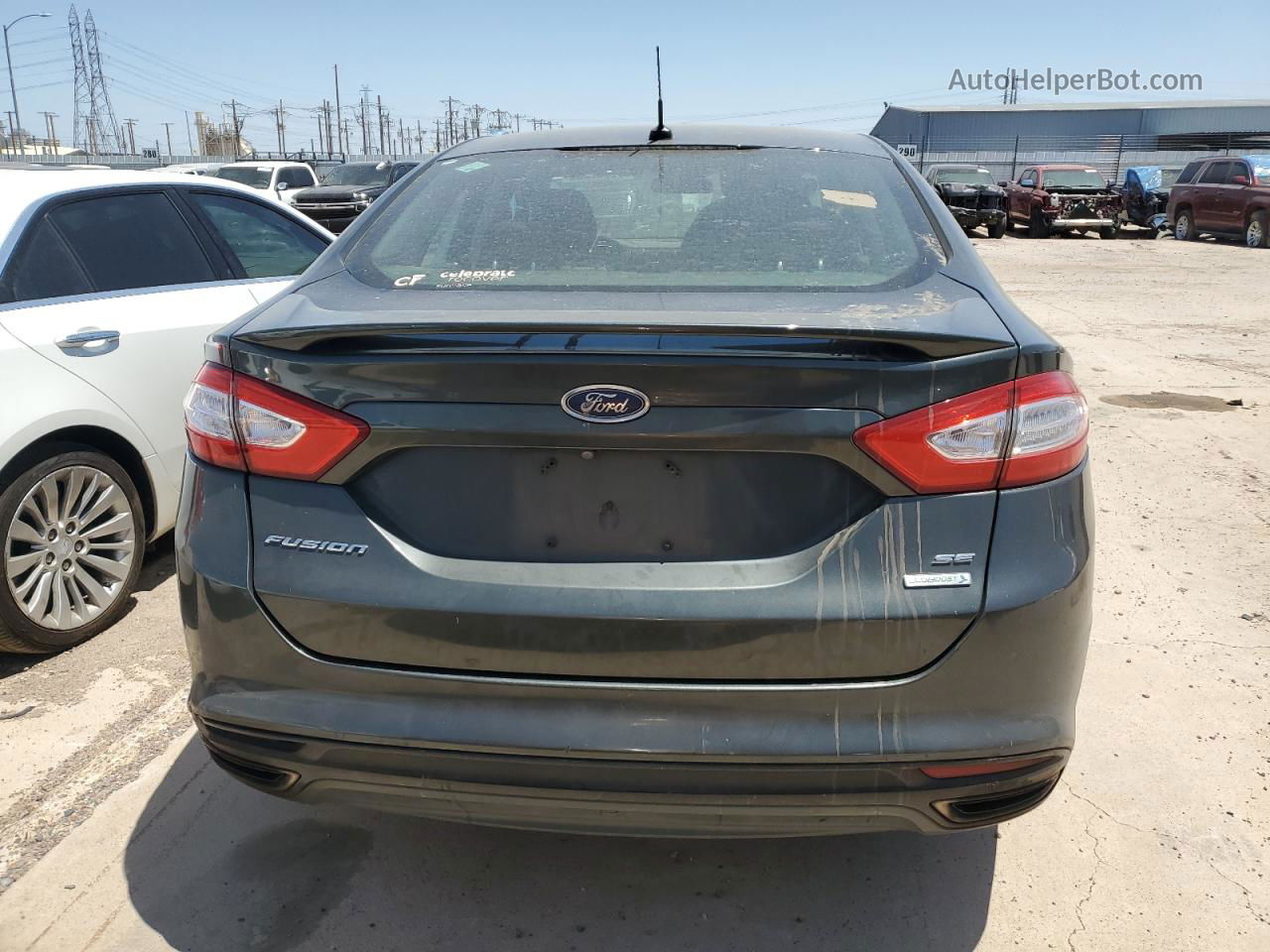 2015 Ford Fusion Se Charcoal vin: 3FA6P0H99FR102906