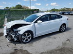 2016 Ford Fusion Se White vin: 3FA6P0H99GR155042