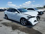 2016 Ford Fusion Se White vin: 3FA6P0H99GR155042