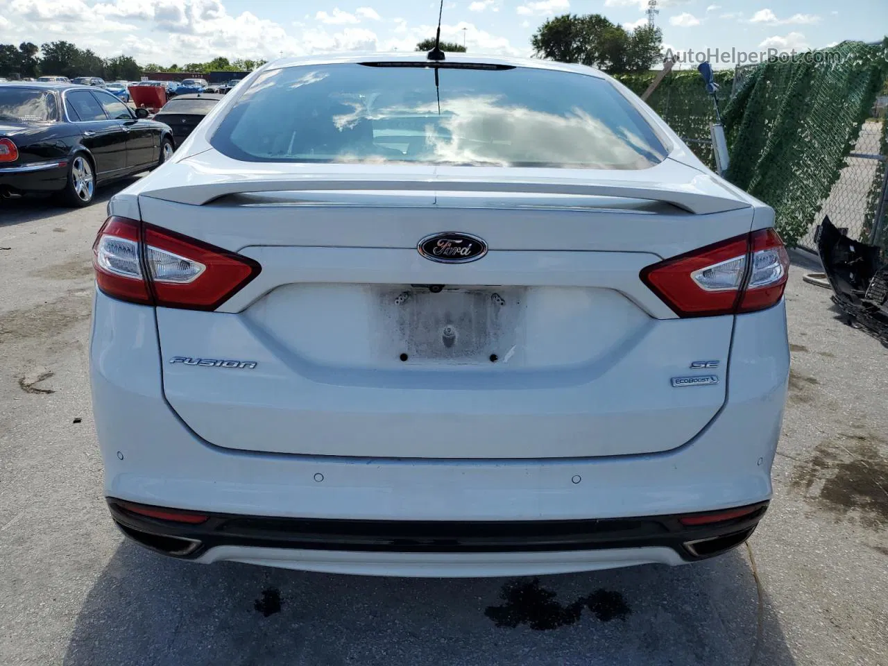 2016 Ford Fusion Se Белый vin: 3FA6P0H99GR155042