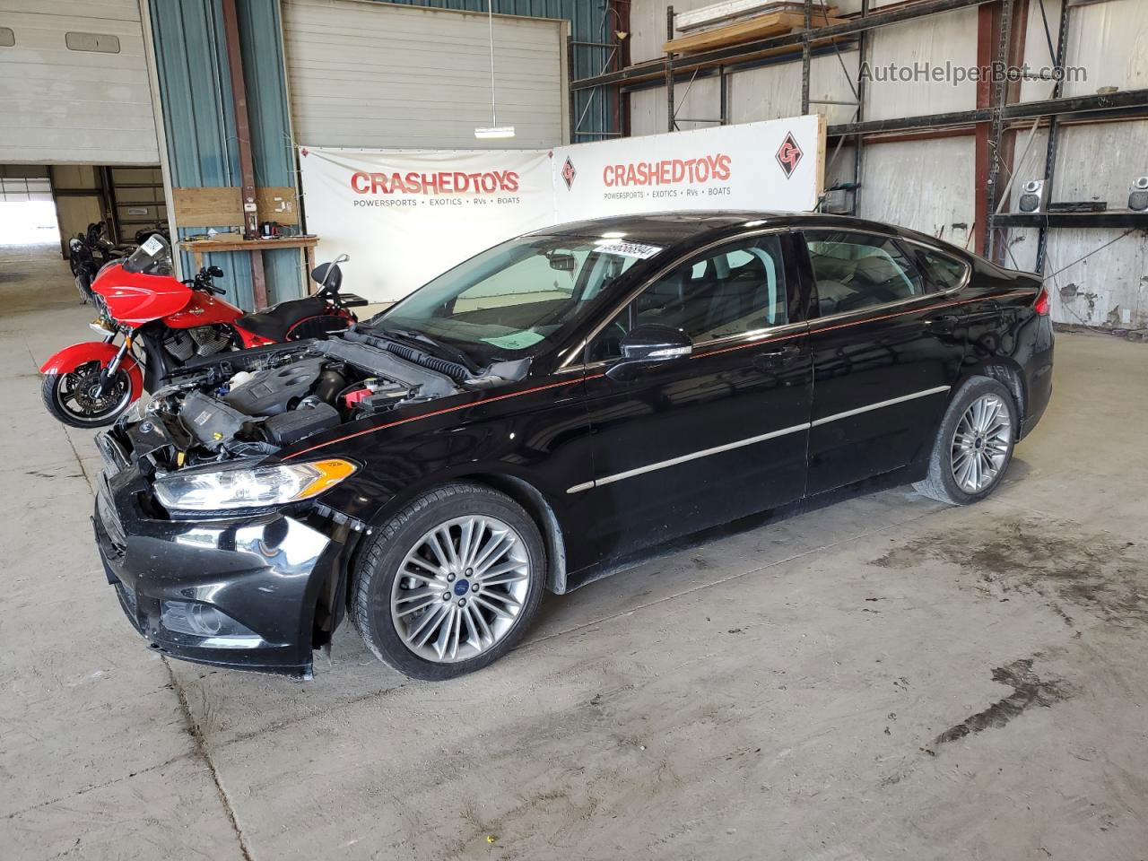 2016 Ford Fusion Se Black vin: 3FA6P0H99GR378780