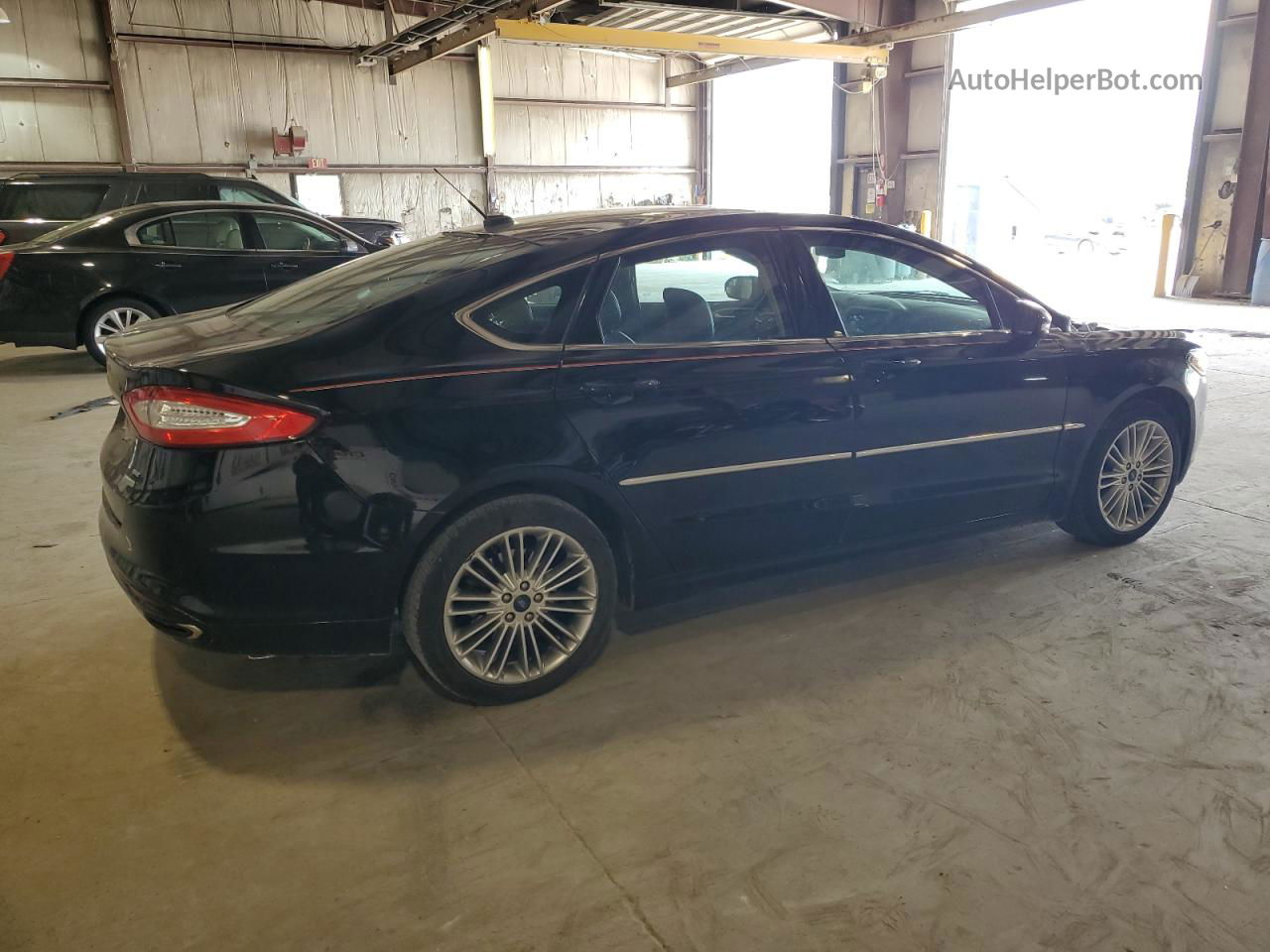 2016 Ford Fusion Se Black vin: 3FA6P0H99GR378780