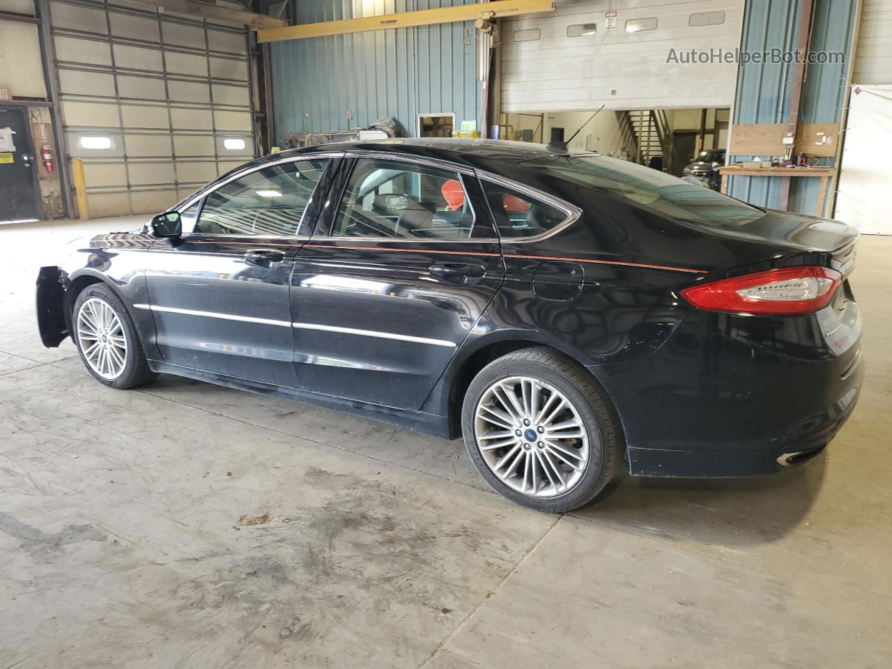 2016 Ford Fusion Se Черный vin: 3FA6P0H99GR378780