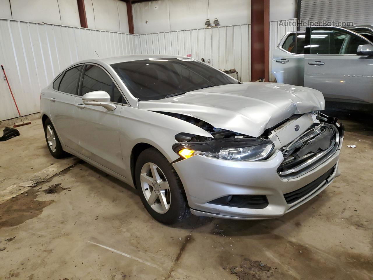 2016 Ford Fusion Se Silver vin: 3FA6P0H99GR395692