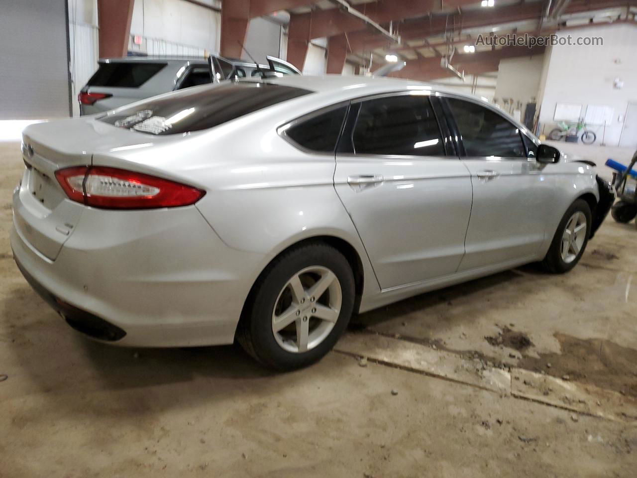 2016 Ford Fusion Se Silver vin: 3FA6P0H99GR395692