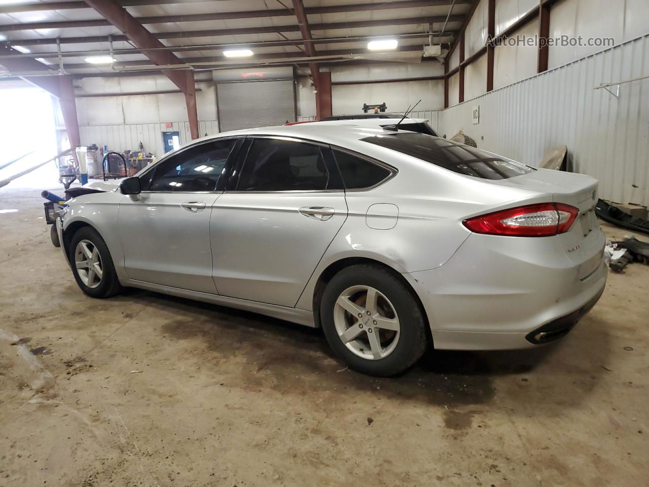 2016 Ford Fusion Se Silver vin: 3FA6P0H99GR395692