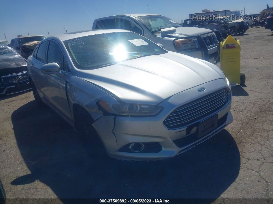 2013 Ford Fusion Se Silver vin: 3FA6P0H9XDR255422