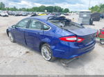 2015 Ford Fusion Se Синий vin: 3FA6P0H9XFR191725