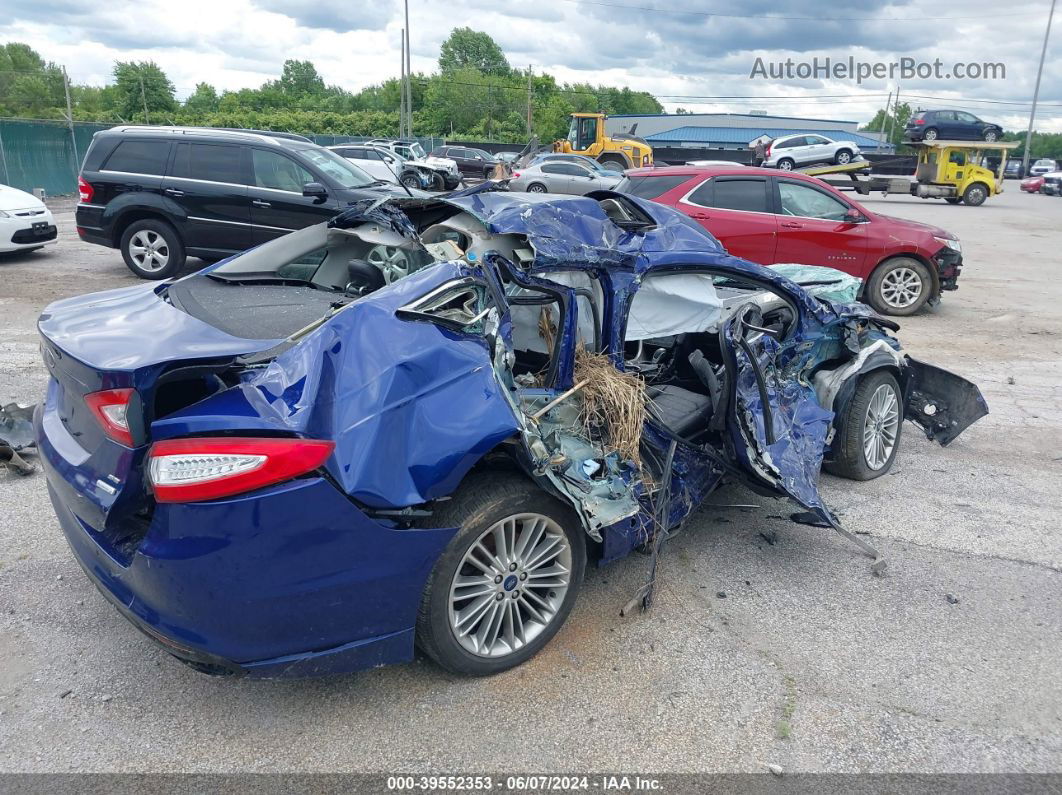 2015 Ford Fusion Se Blue vin: 3FA6P0H9XFR191725