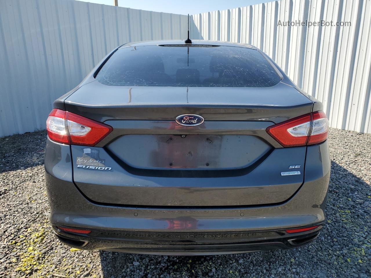 2015 Ford Fusion Se Угольный vin: 3FA6P0H9XFR219877