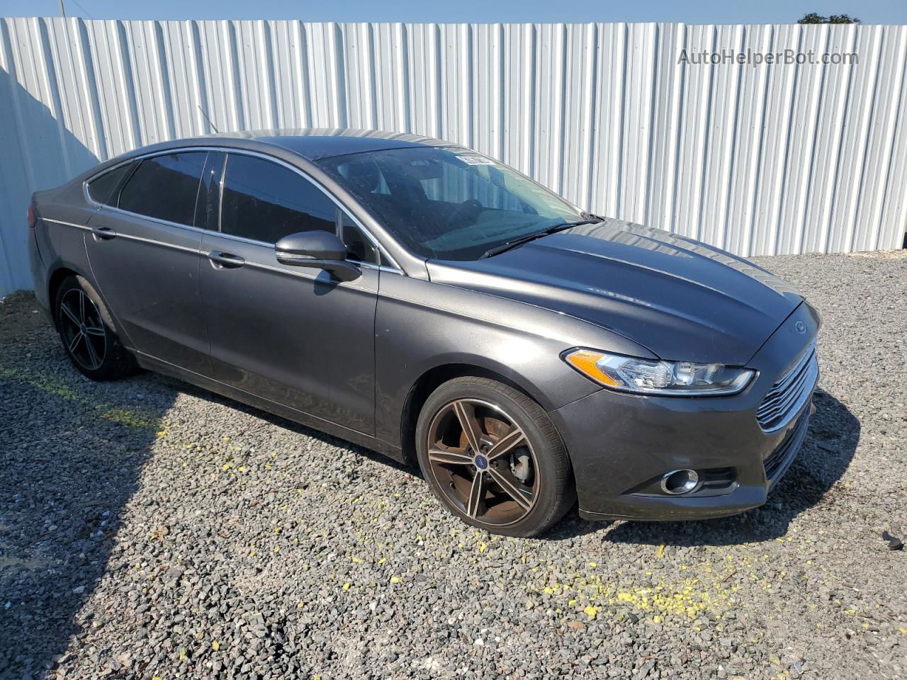 2015 Ford Fusion Se Charcoal vin: 3FA6P0H9XFR219877