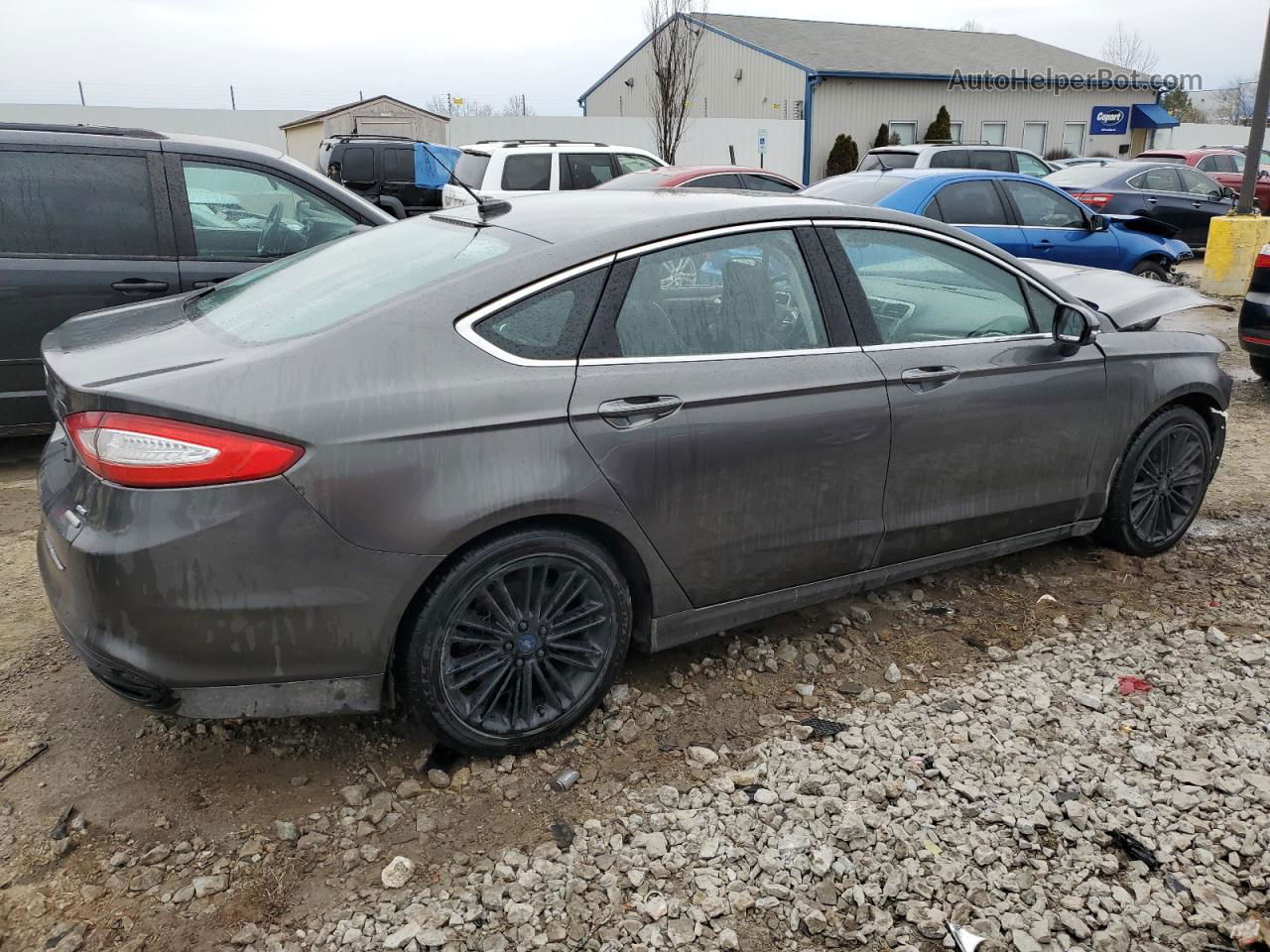 2016 Ford Fusion Se Угольный vin: 3FA6P0H9XGR287677