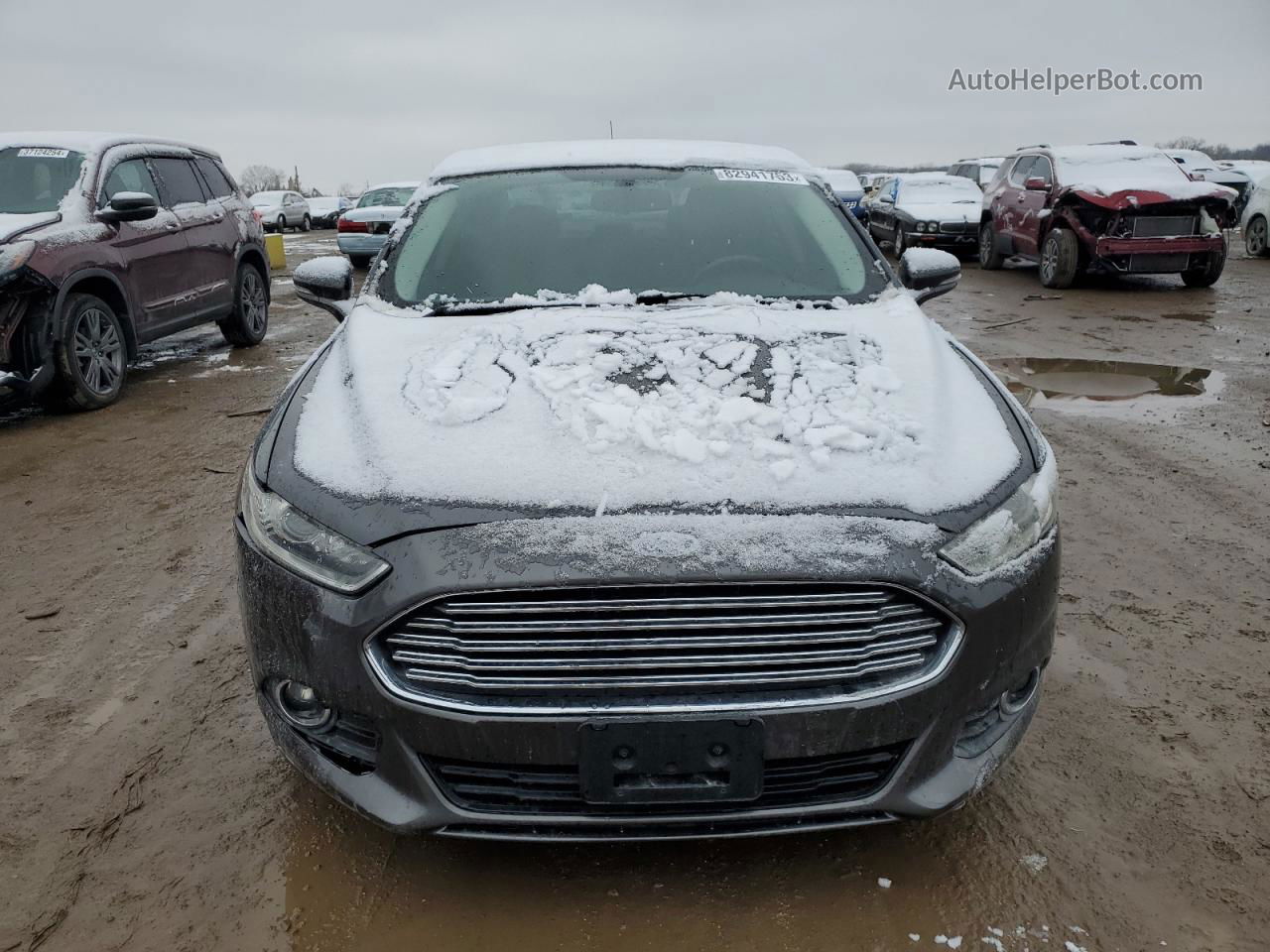 2016 Ford Fusion Se Charcoal vin: 3FA6P0H9XGR366427