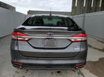 2018 Ford Fusion Se Gray vin: 3FA6P0H9XJR188719