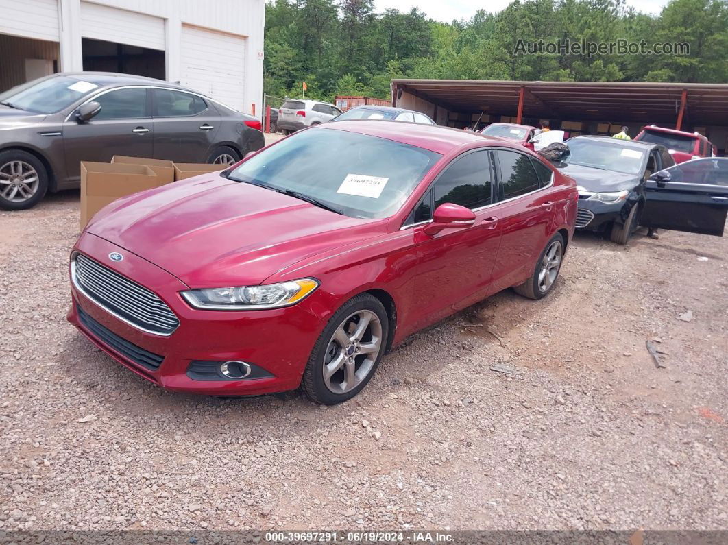 2014 Ford Fusion Se Red vin: 3FA6P0HD0ER106720