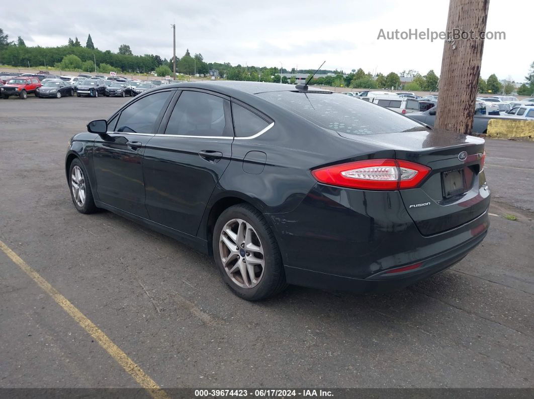 2014 Ford Fusion Se Black vin: 3FA6P0HD0ER368060