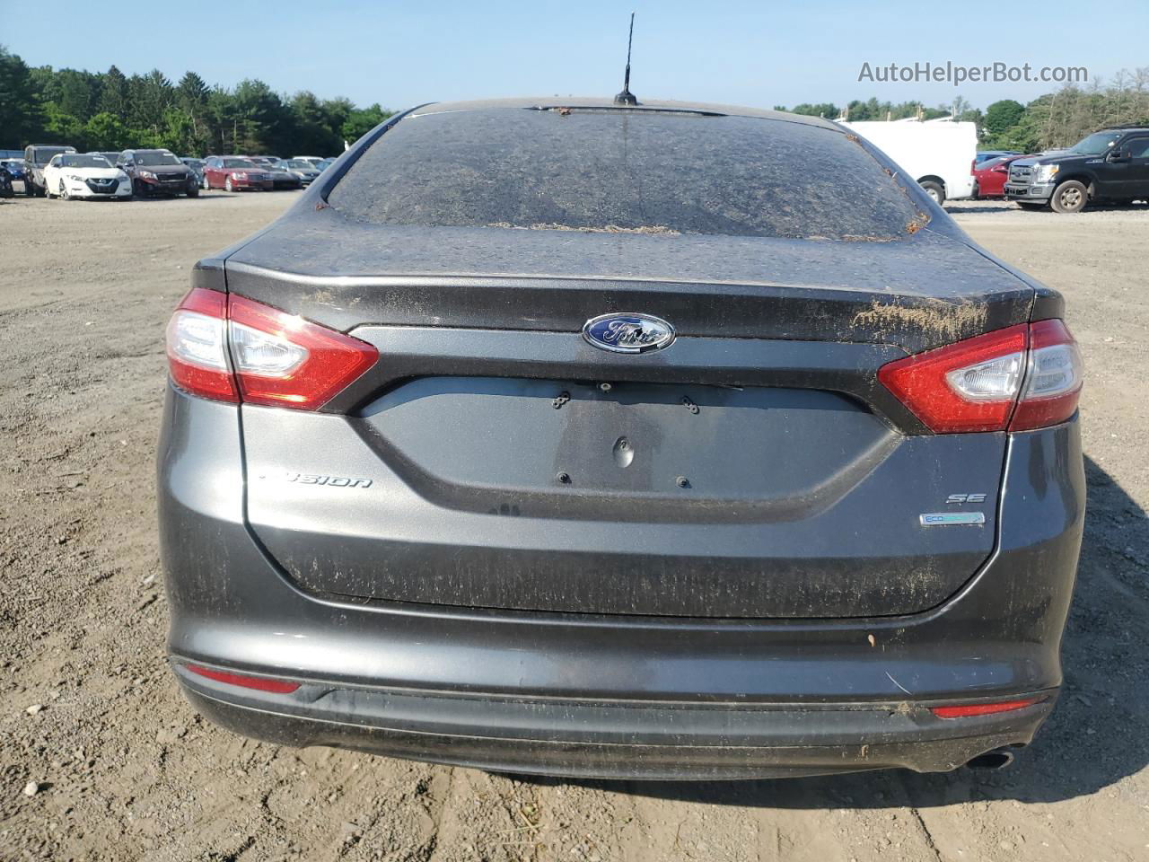 2015 Ford Fusion Se Charcoal vin: 3FA6P0HD0FR236210