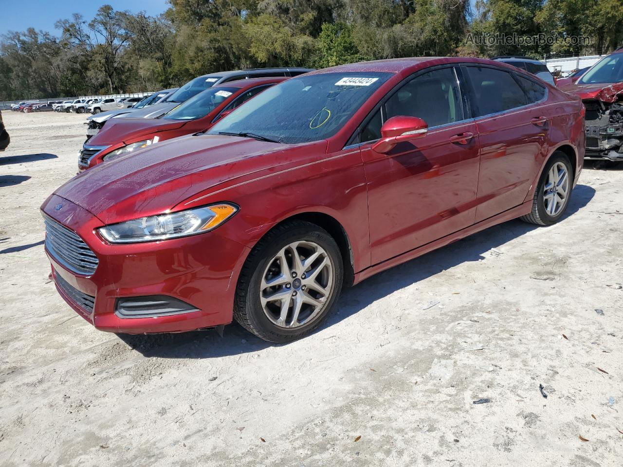 2015 Ford Fusion Se Red vin: 3FA6P0HD0FR274939