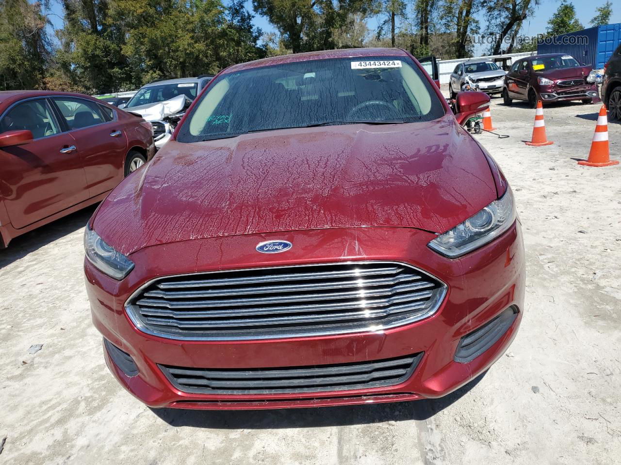 2015 Ford Fusion Se Red vin: 3FA6P0HD0FR274939