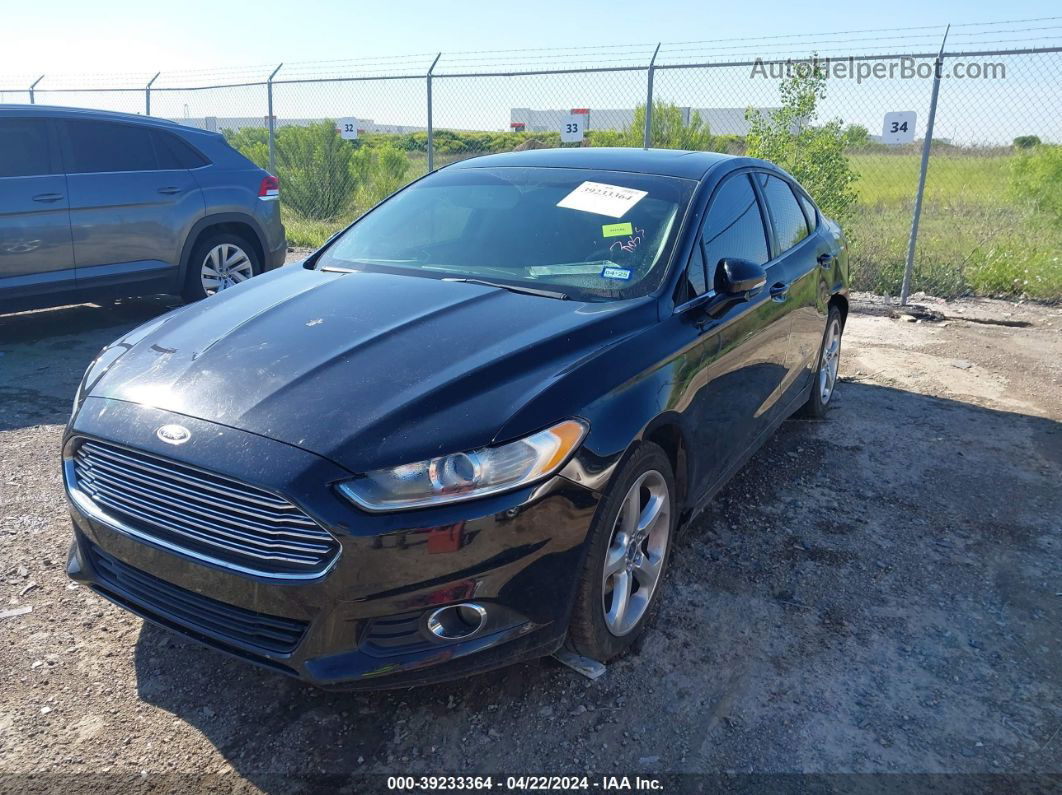 2016 Ford Fusion Se Black vin: 3FA6P0HD0GR110253