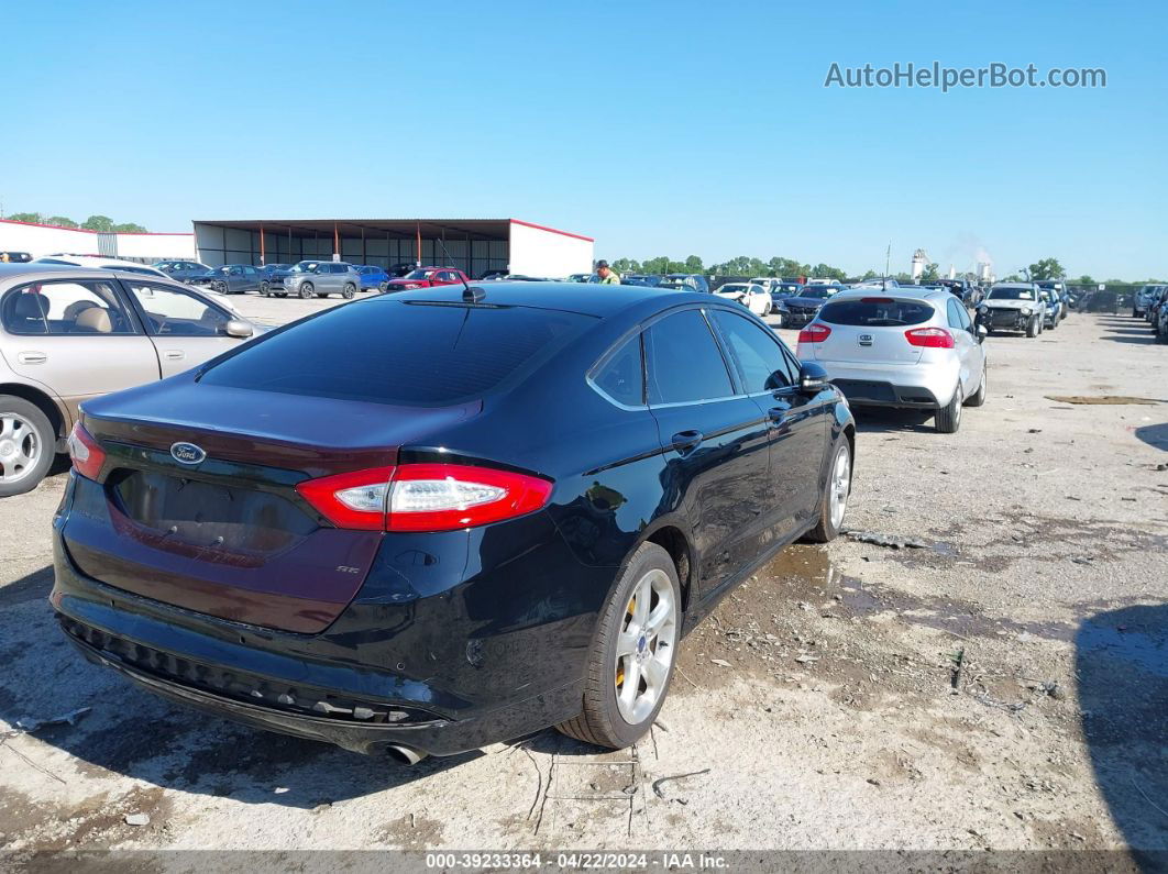 2016 Ford Fusion Se Black vin: 3FA6P0HD0GR110253