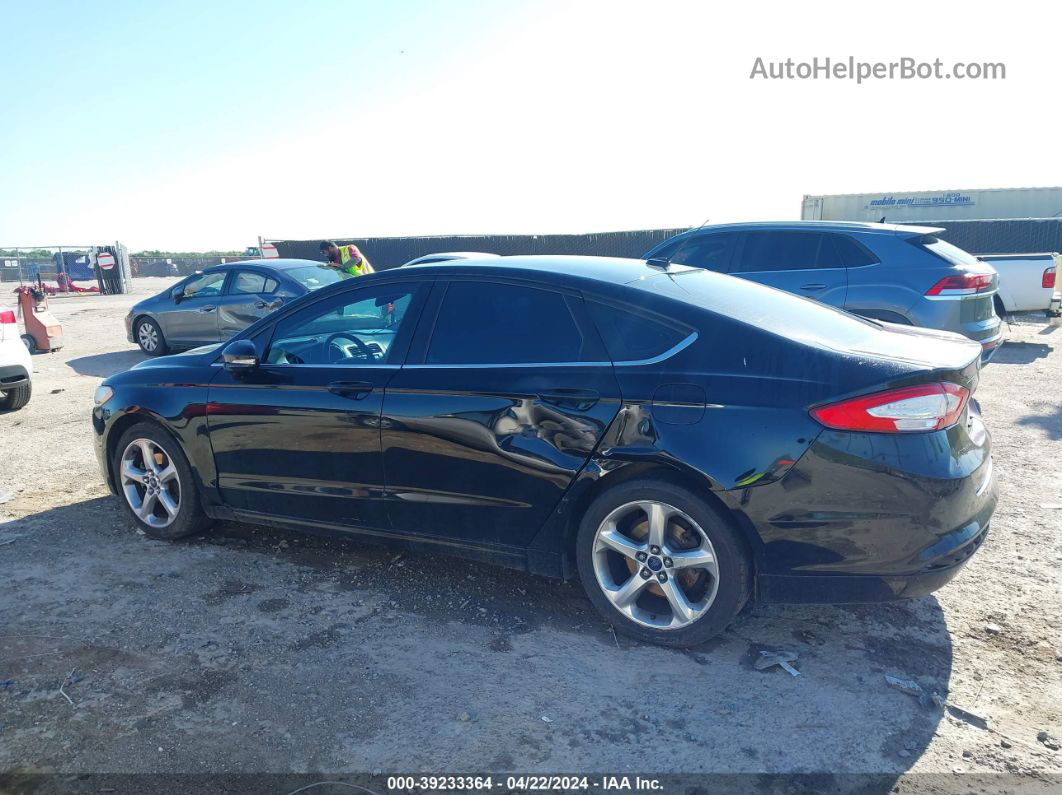 2016 Ford Fusion Se Black vin: 3FA6P0HD0GR110253