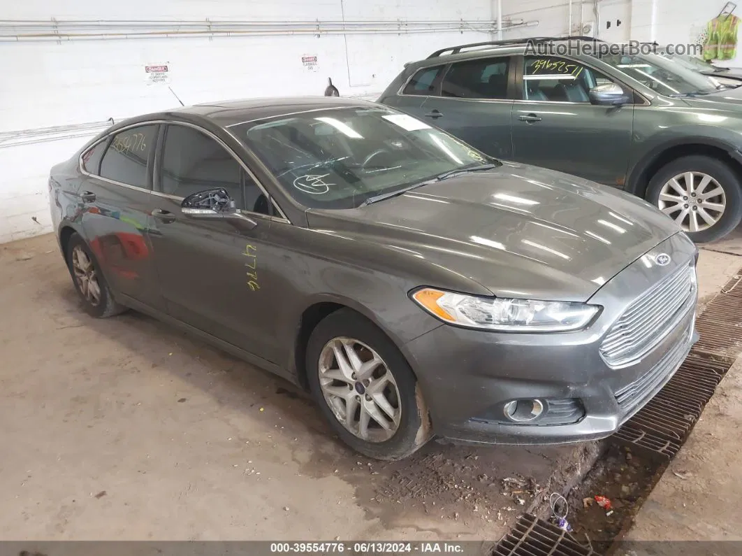 2016 Ford Fusion Se Gray vin: 3FA6P0HD0GR198754