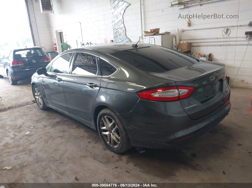 2016 Ford Fusion Se Gray vin: 3FA6P0HD0GR198754