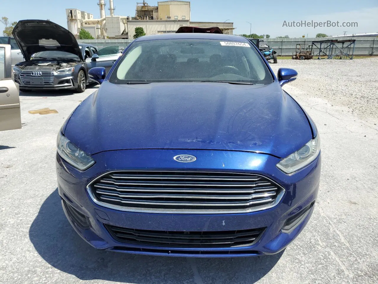 2016 Ford Fusion Se Blue vin: 3FA6P0HD0GR206254