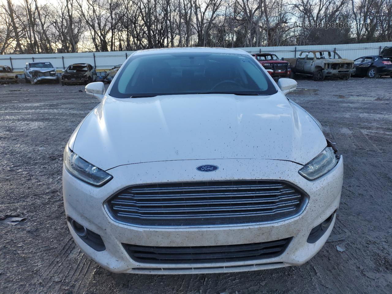 2016 Ford Fusion Se White vin: 3FA6P0HD0GR249766